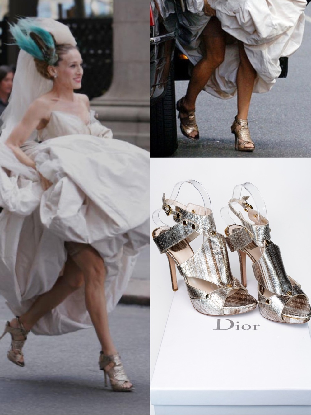 Christian Dior John Galliano Extreme Gladiator Platform Heels SATC EU 37 US 7